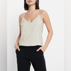 Polka Dot V-Neck Downtown Cami